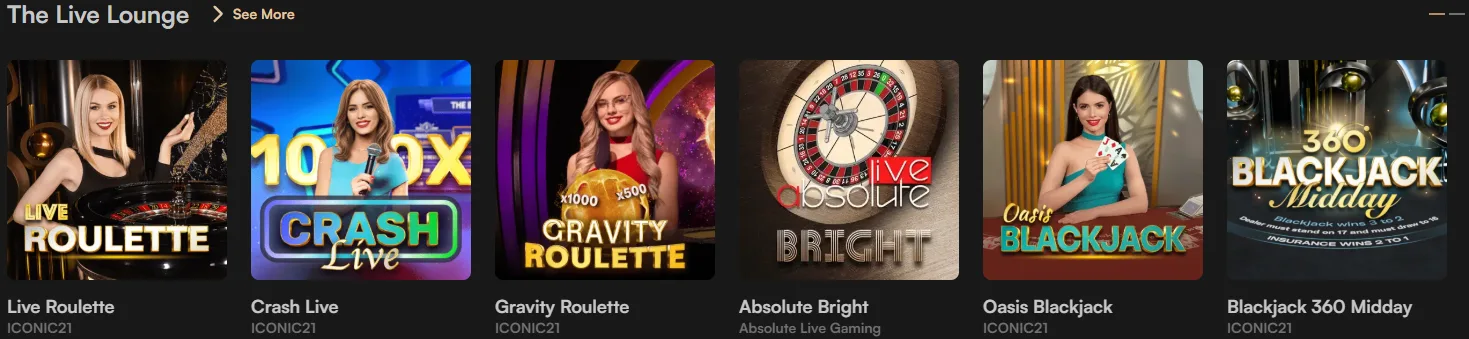 harrys casino live games